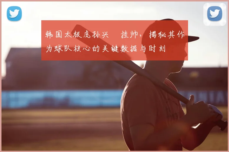 韩国太极虎孙兴慜挂帅，揭秘其作为球队核心的关键数据与时刻